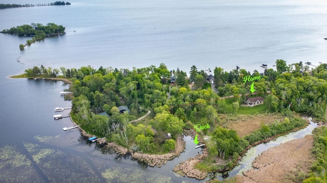 29235 Piney Way, Breezy Point, MN 56472 - aerial view of a large body of water