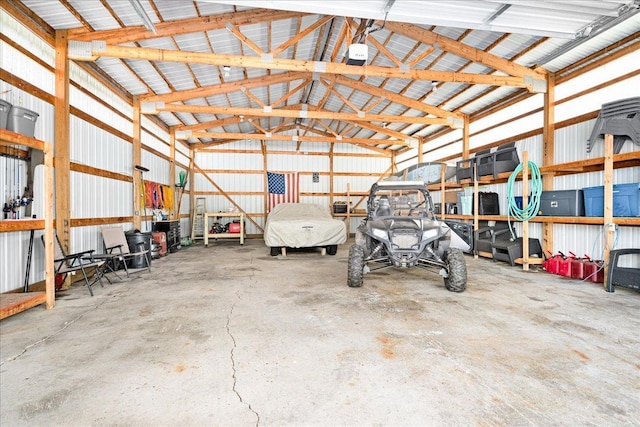 43240 County Highway D, Namakagon Twp, WI 54821 - garage with metal wall