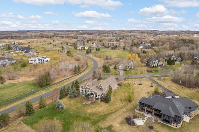 birds eye view of property featuring a residential view