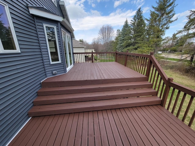 2511 Mayowood Ln SW, Rochester, MN 55902 - view of wooden deck
