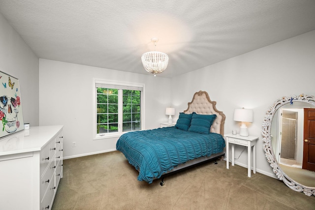 6155 Murray Ct, Shorewood, MN 55331 - bedroom featuring carpet floors and a chandelier
