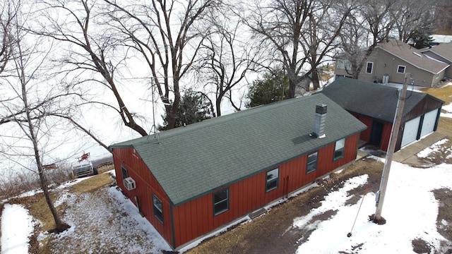 43404 Bills Beach Rd, Edna Twp, MN 56528 - view of snowy aerial view