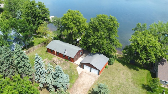 43404 Bills Beach Rd, Edna Twp, MN 56528 - aerial view of property and surrounding area featuring a nearby body of water