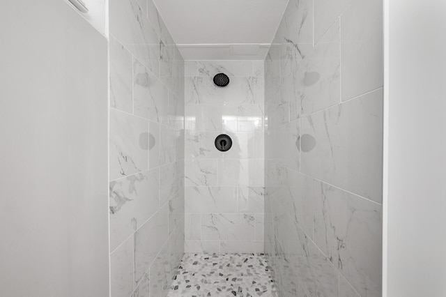 full bath with tiled shower