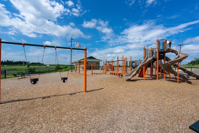 view of communal playground