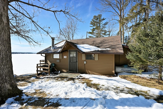 view of chalet / cabin