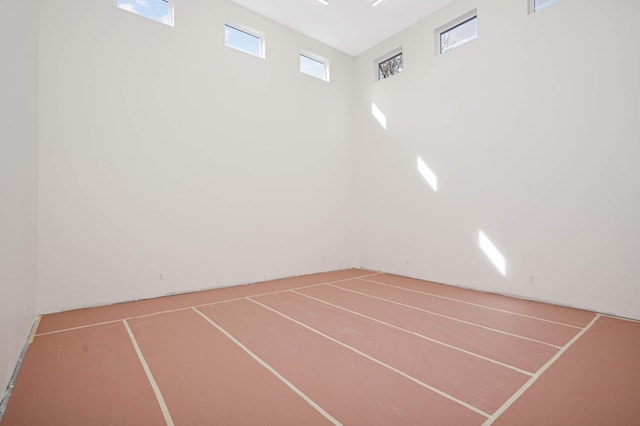 interior space featuring community basketball court