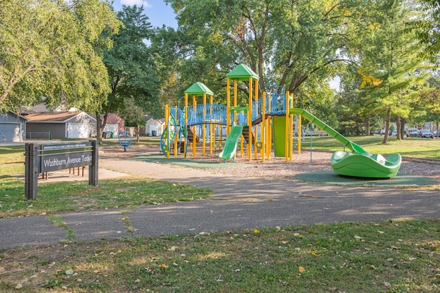 view of community playground