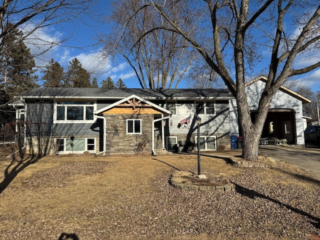 view of front of home