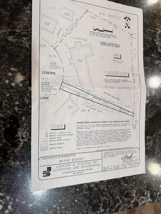 1903 Lenore Ln, Red Wing, MN 55066 - survey map / technical document