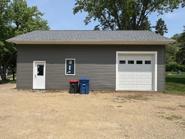 1903 Lenore Ln, Red Wing, MN 55066 - detached garage with dirt driveway