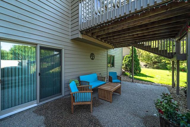 view of patio