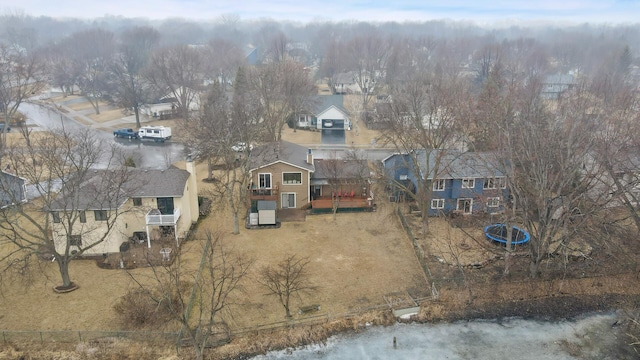 drone / aerial view featuring a residential view