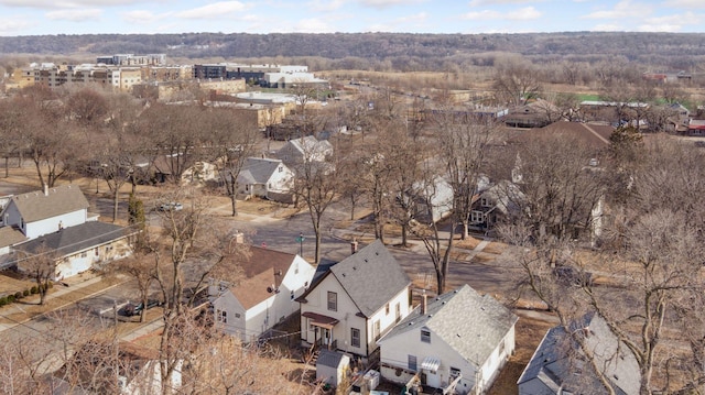 bird's eye view featuring a residential view