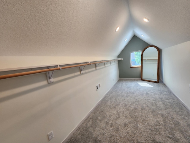 6624 Captains Cir NW, Sauk Rapids, MN 56379 - spacious closet with lofted ceiling and carpet floors