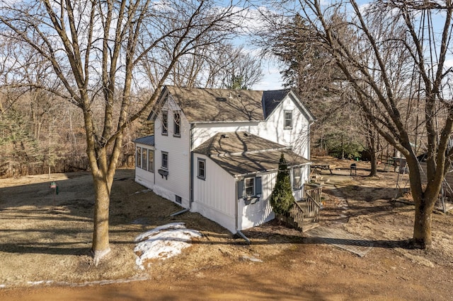 exterior space with driveway