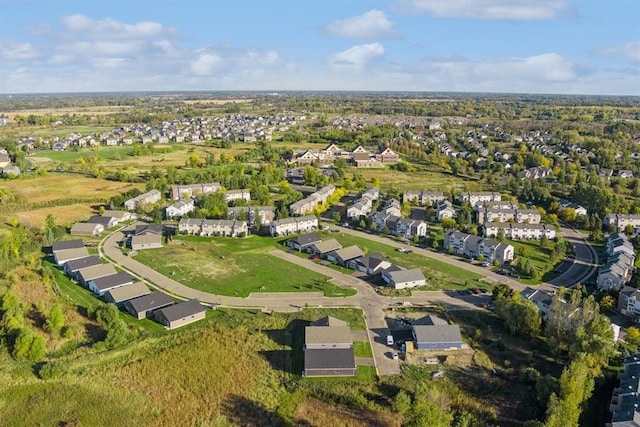 drone / aerial view featuring a residential view