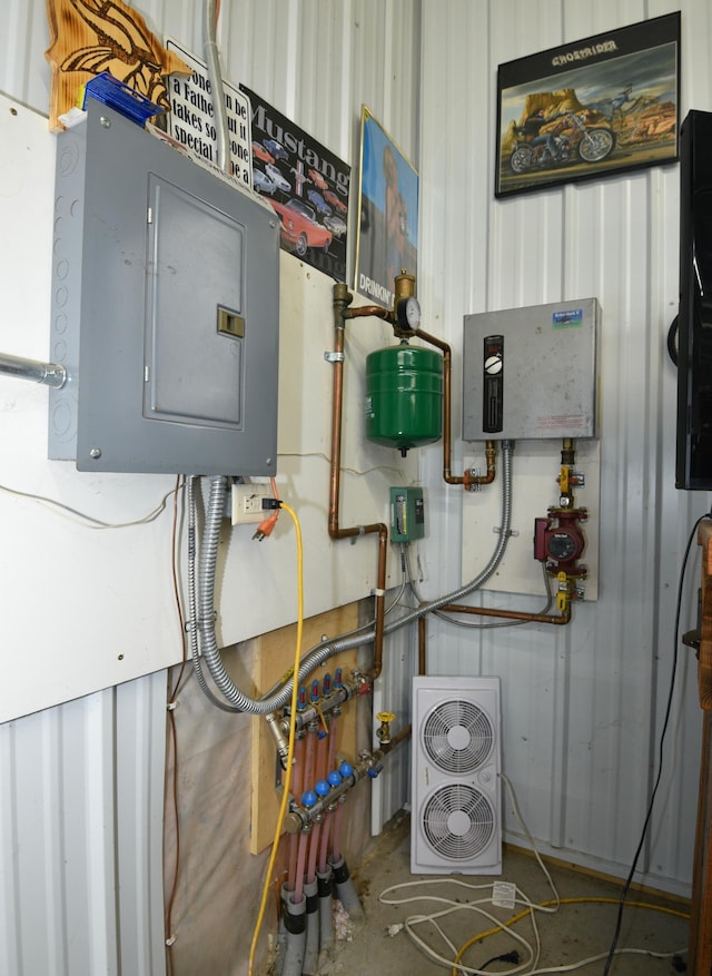 utilities with electric panel