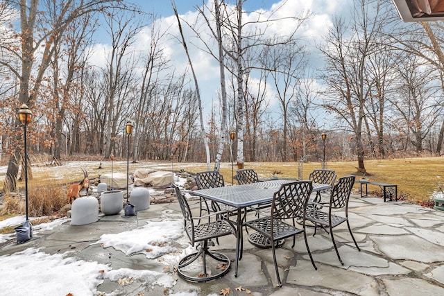 view of patio / terrace with outdoor dining area