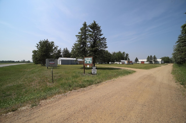 view of road