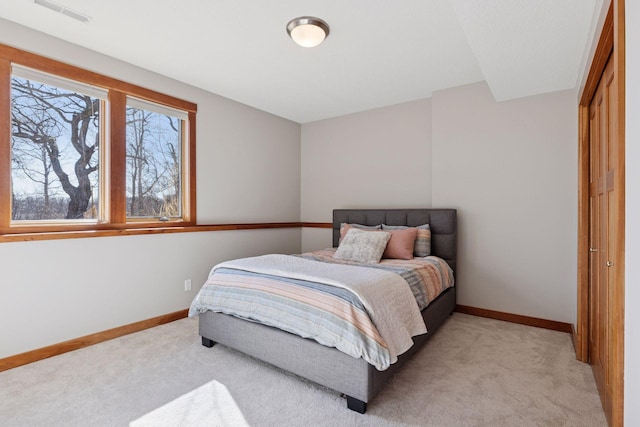 6 Black Lake Rd, North Oaks, MN 55127 - bedroom featuring light colored carpet, baseboards, and a closet