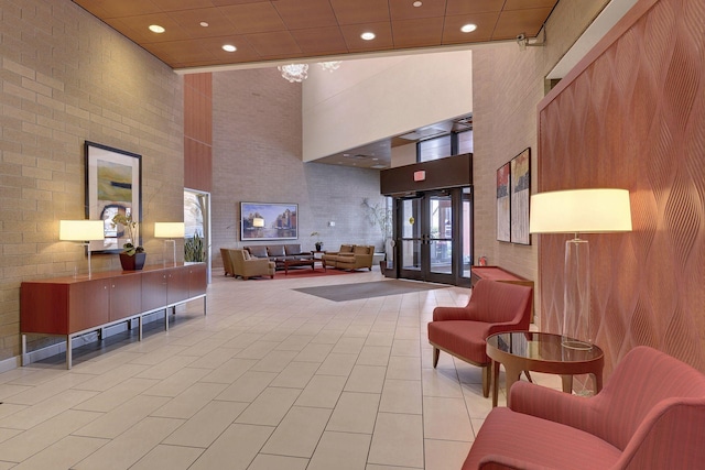 view of community lobby