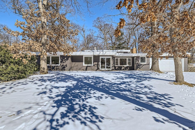 view of front of property with an attached garage