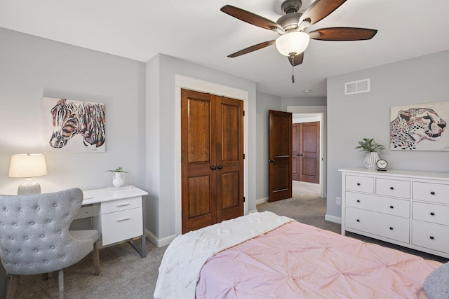 18928 Katrine Ct, Lakeville, MN 55044 - carpeted bedroom with baseboards and ceiling fan