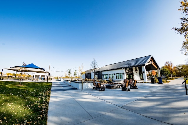 18928 Katrine Ct, Lakeville, MN 55044 - view of community with a gazebo and a yard