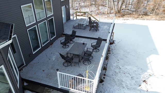 view of patio / terrace featuring outdoor dining space