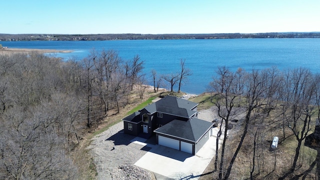 11999 Lake Maud Trl, Lake Eunice Twp, MN 56511 - birds eye view of property with a water view