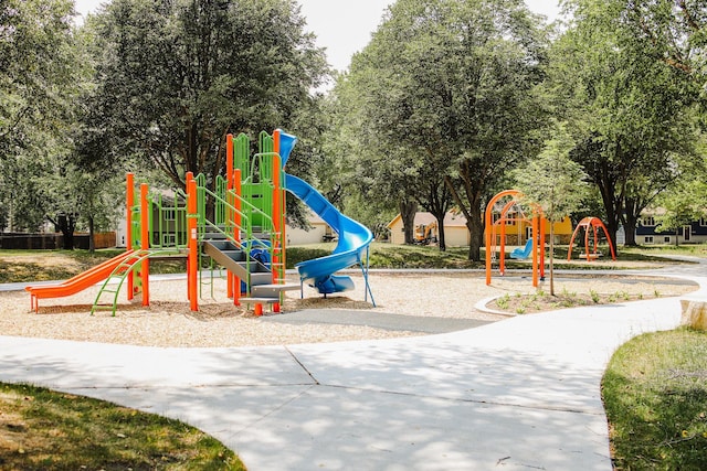 view of communal playground