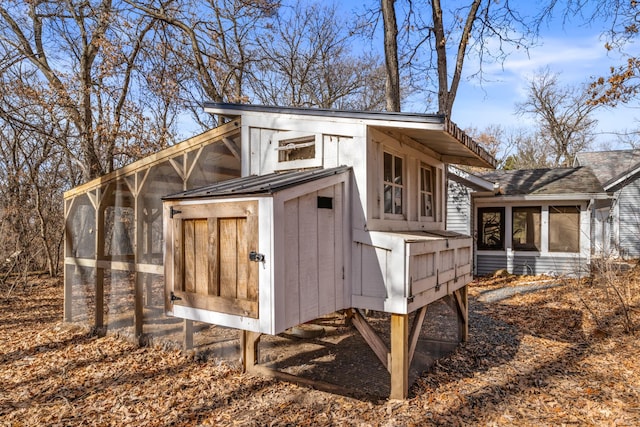 view of poultry coop