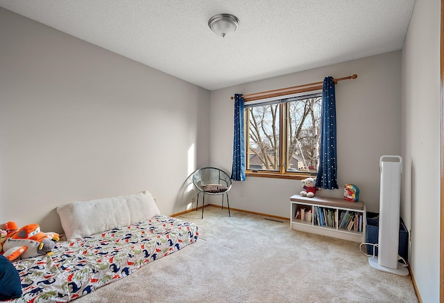 3220 Highlands Rd, Brooklyn Park, MN 55443 - bedroom featuring carpet and a textured ceiling