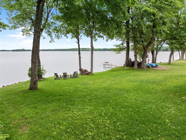 property view of water