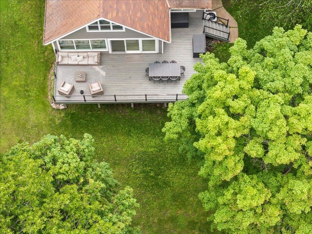 drone / aerial view
