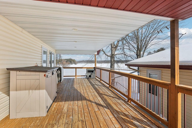 view of deck