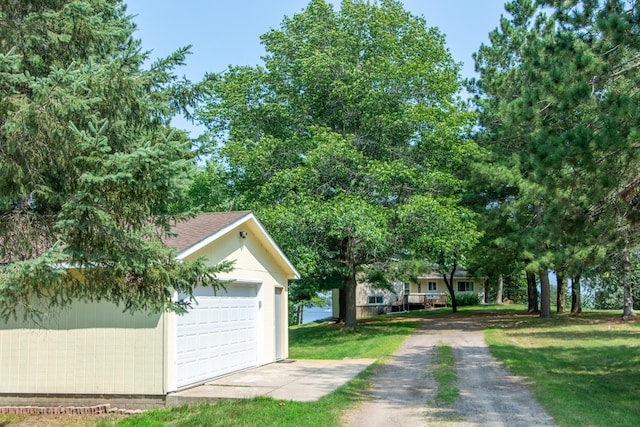 exterior space with driveway