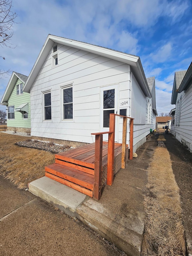 view of front of home