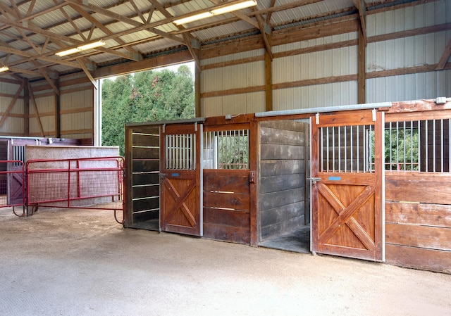 view of stable