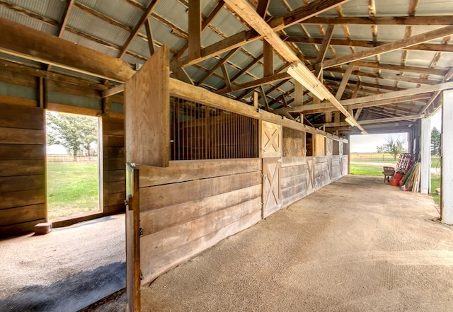 view of stable