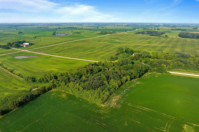 drone / aerial view featuring a rural view