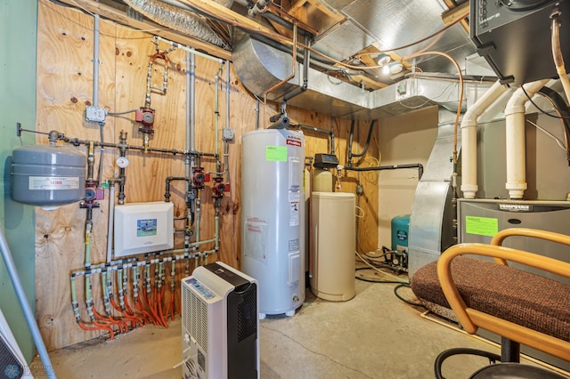 utilities with electric water heater