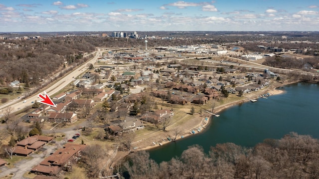 2053 Carriage Dr SW Unit 2053E, Rochester, MN 55902 - aerial view of property and surrounding area featuring a nearby body of water
