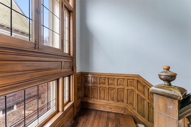 interior details featuring wood finished floors