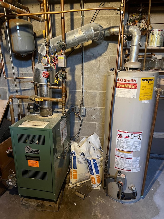 utilities with water heater