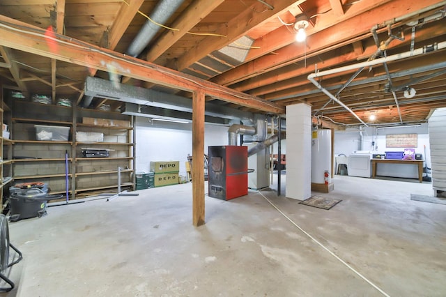 61279 US Highway 169, Hill City, MN 55748 - unfinished basement with washer and dryer