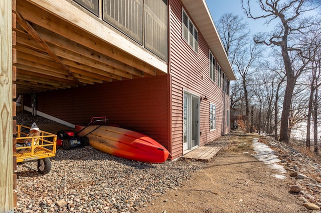 view of property exterior