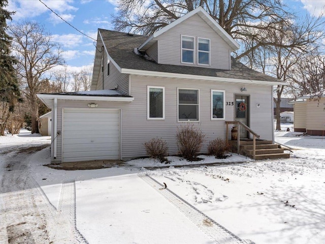 view of bungalow-style home