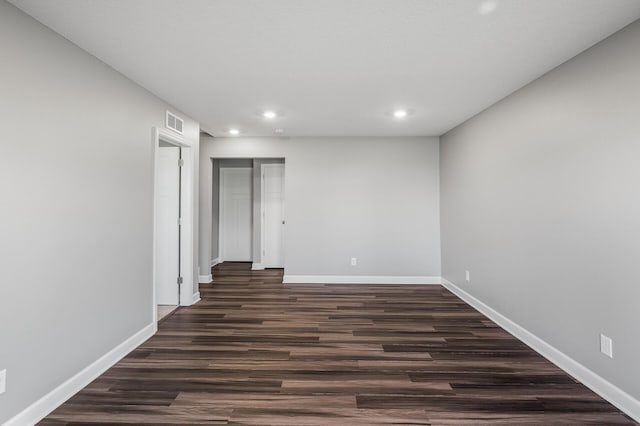3485 109th Ln NE, Blaine, MN 55449 - basement featuring recessed lighting, baseboards, and dark wood-type flooring